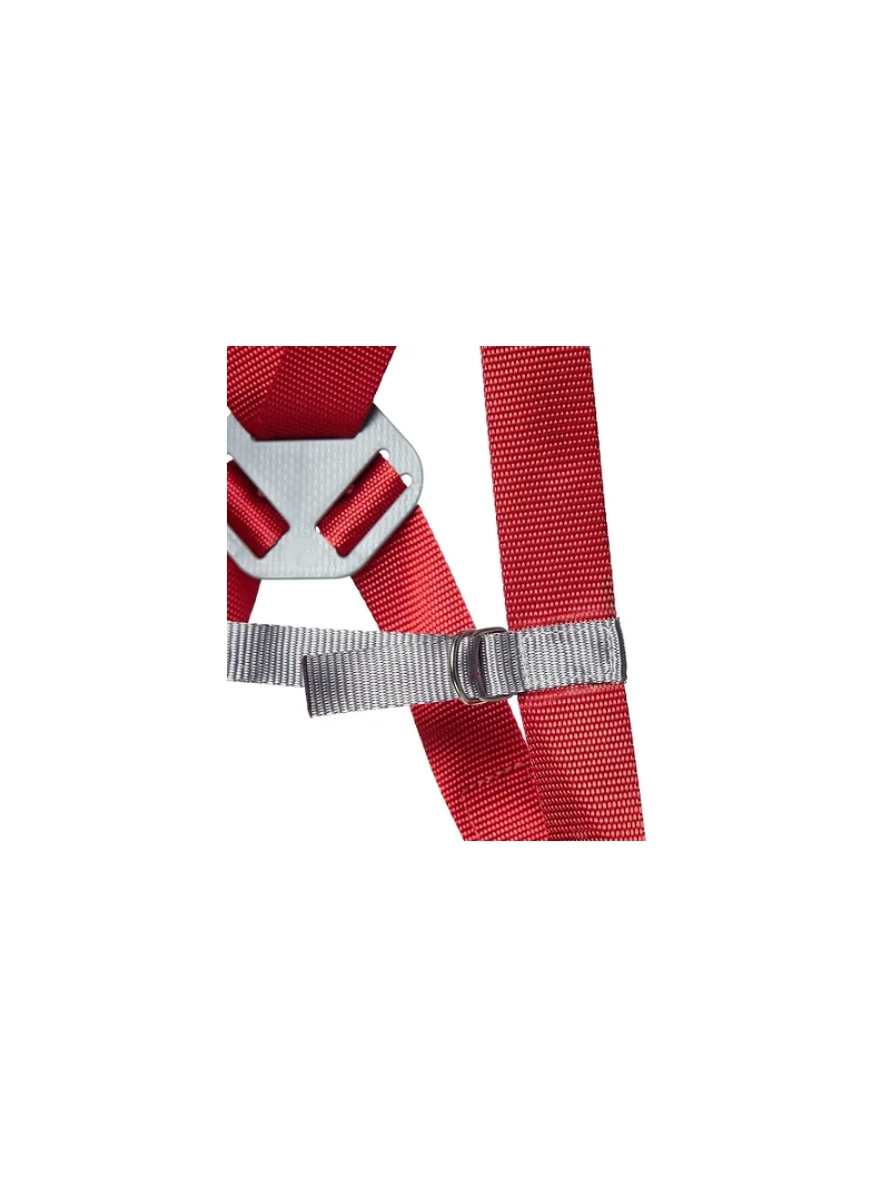 Cinto Paraquedista 1 Ponto Conexão Camper Vermelho