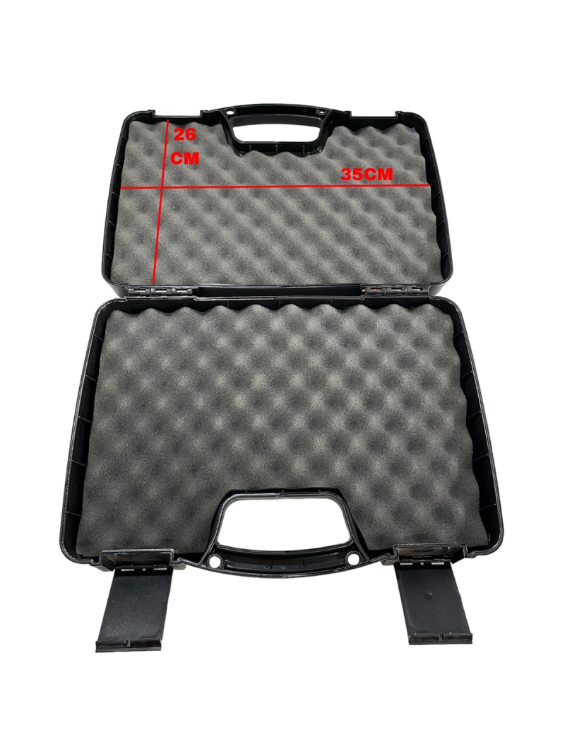 Case Maleta P/Pistola Airsoft Airgun Etc. C/Espuma 35x26cm Gripho