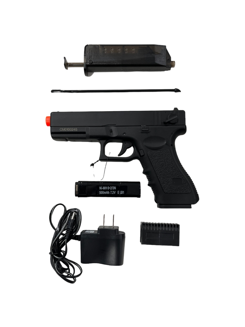 Pistola Airsoft Glock Aep 6mm CM030 Cyma Elétrica Bivolt