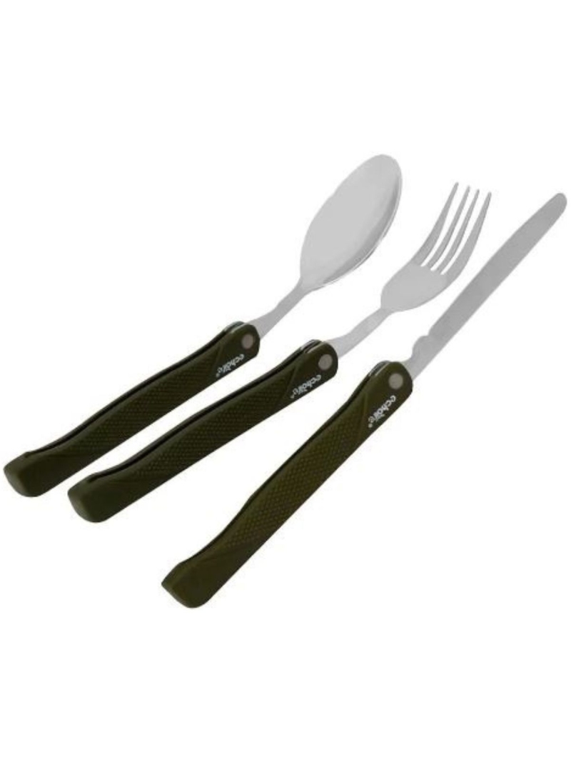 Conjunto Talheres Soldier Garfo Faca Colher Echolife Aço Inoxidável