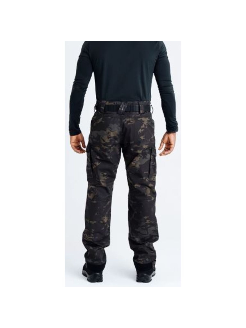 Calça Tática Platoon Camuflada Preta Warskin Invictus Black