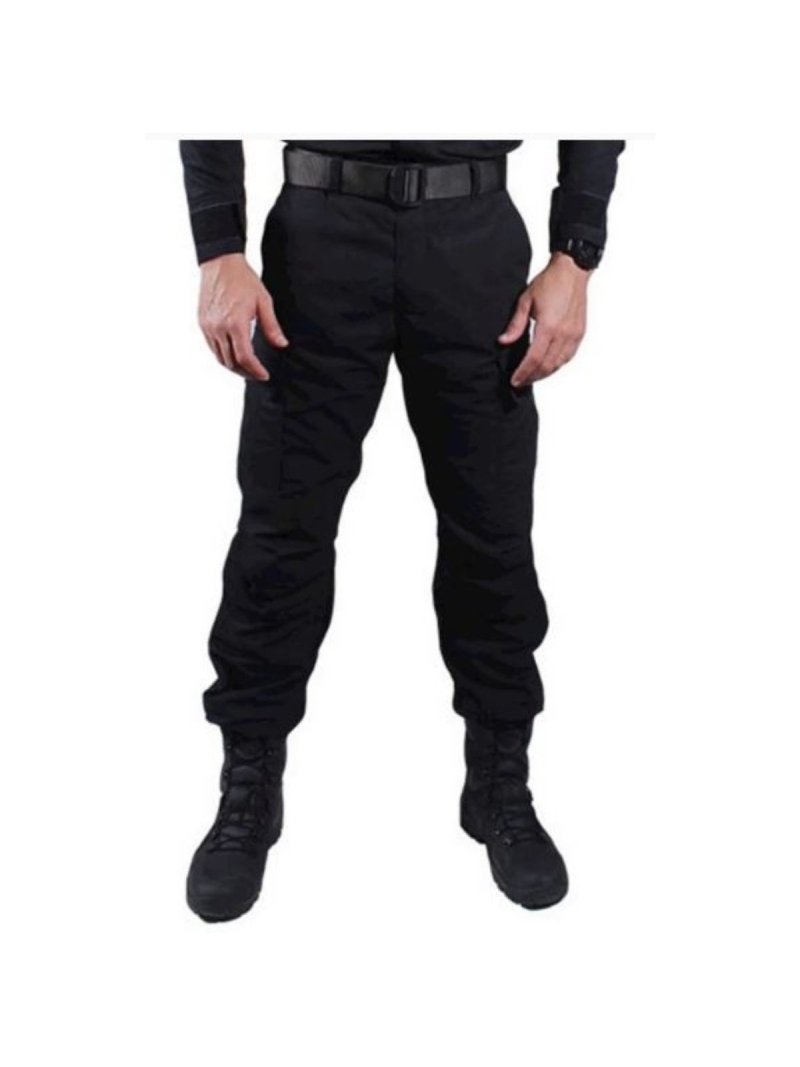 Calça Masculina Combat Preto Bélica Ripstop Tática 