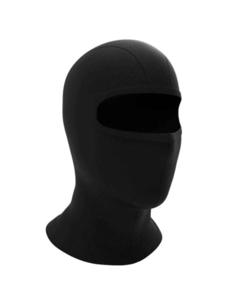 Balaclava Ninja Preta Helanca Proteção Uv Motoqueiro