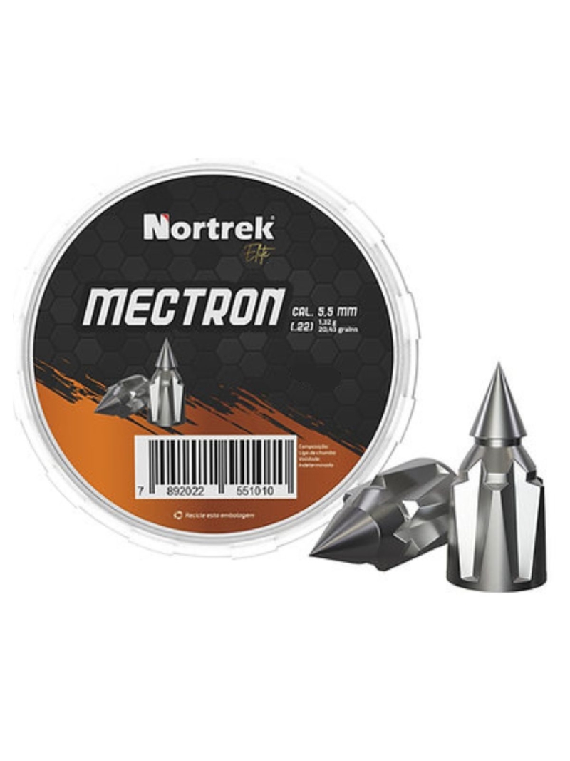 Chumbinho 5,5mm 200un Mectron Max Nortrek