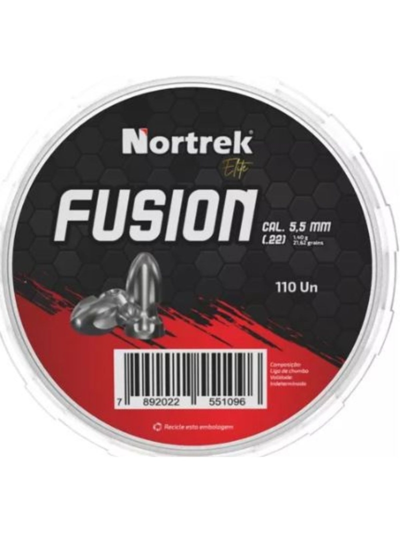 Chumbinho 5,5 110un Fusion Nortrek