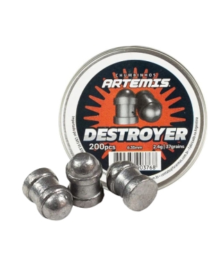 imagem do produto Chumbinho 6,35mm 200un Destroyer Artemis