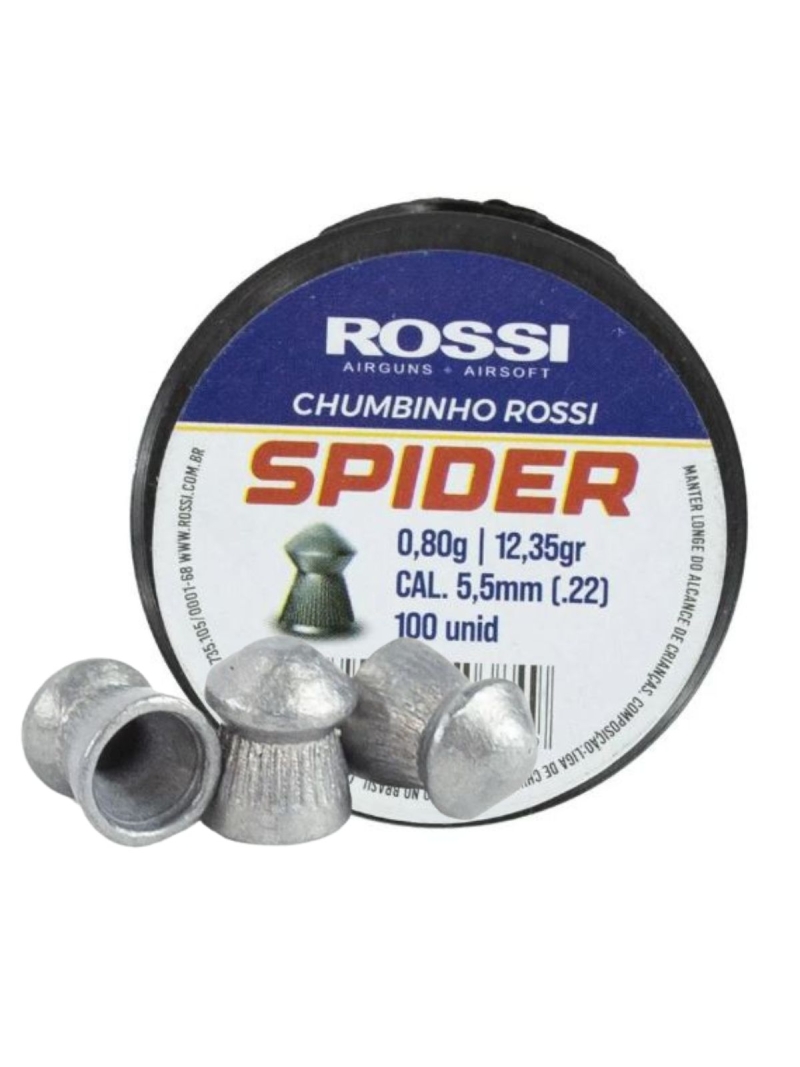Chumbinho 5,5mm 100un Spider Rossi