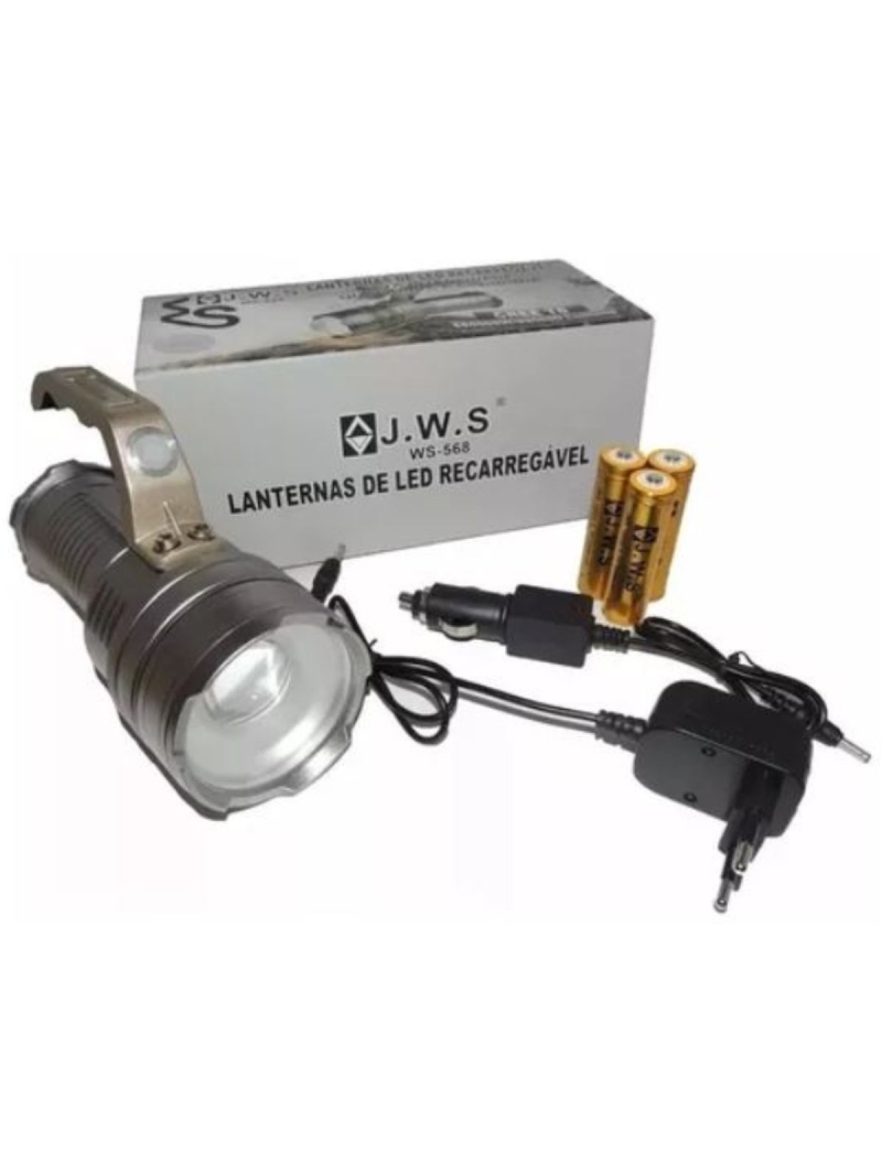Super Lanterna Cree T6 990000 Lumens JWS Recarregável