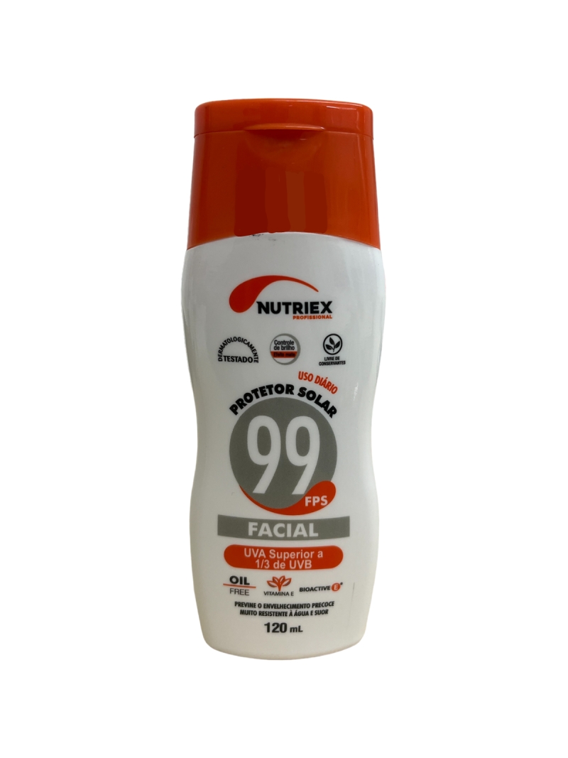Protetor Solar Facial Nutriex 99 Fps 120ml 