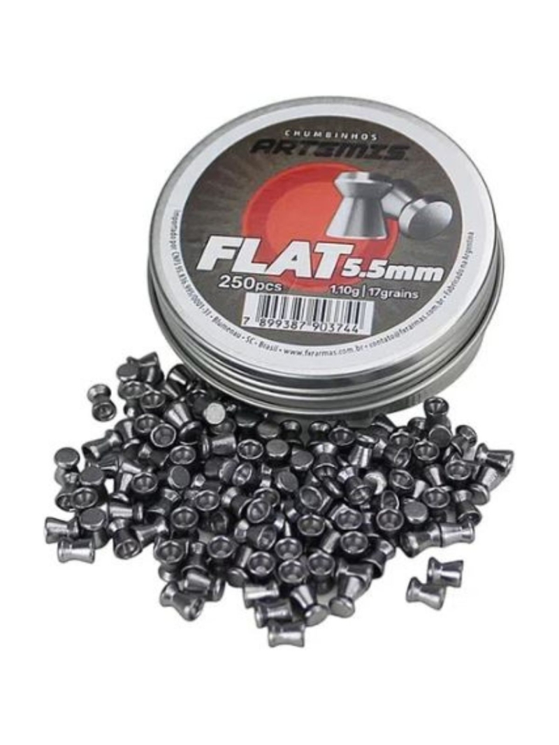 Chumbinho 5,5 250un Flat Artemis