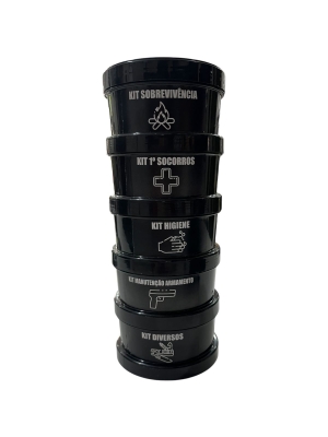 imagem do produto Kit Sobrevivência Selva 5 Potes