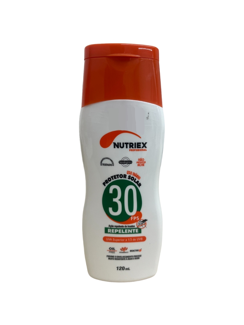 Protetor Solar Com Repelente Fps30 120ml Nutriex
