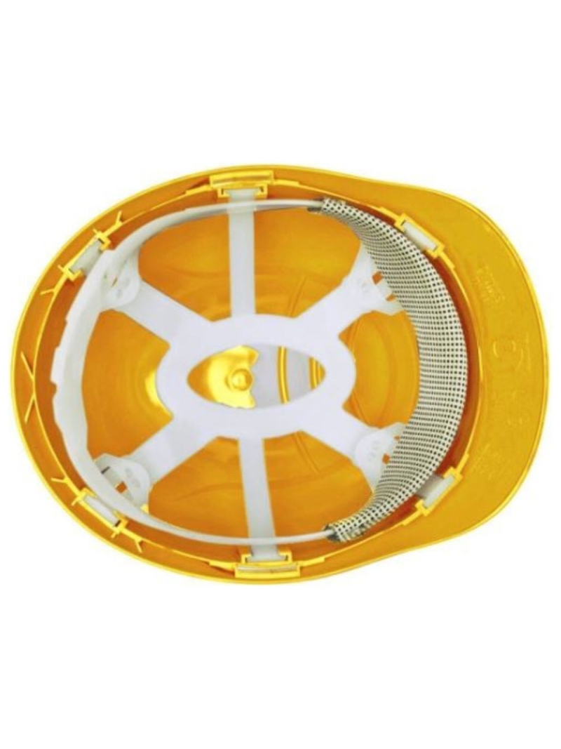 Capacete Amarelo Camper C/Carneira Jugular