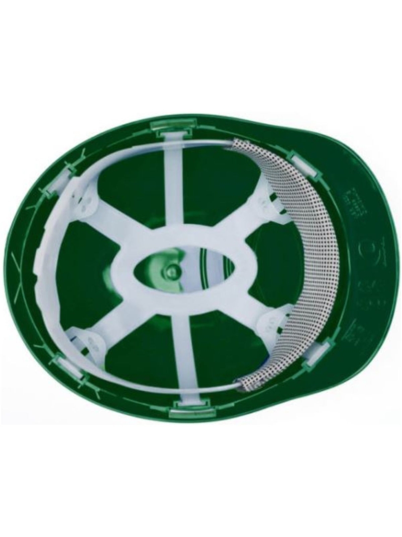 Capacete Verde Camper C/Carneira Jugular