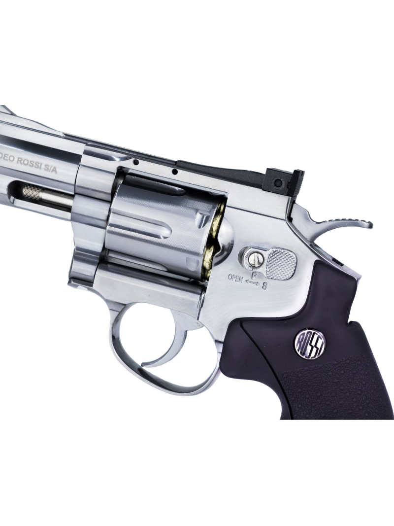 Revólver Pressão M708S Niquelado 6mm Rossi Co2