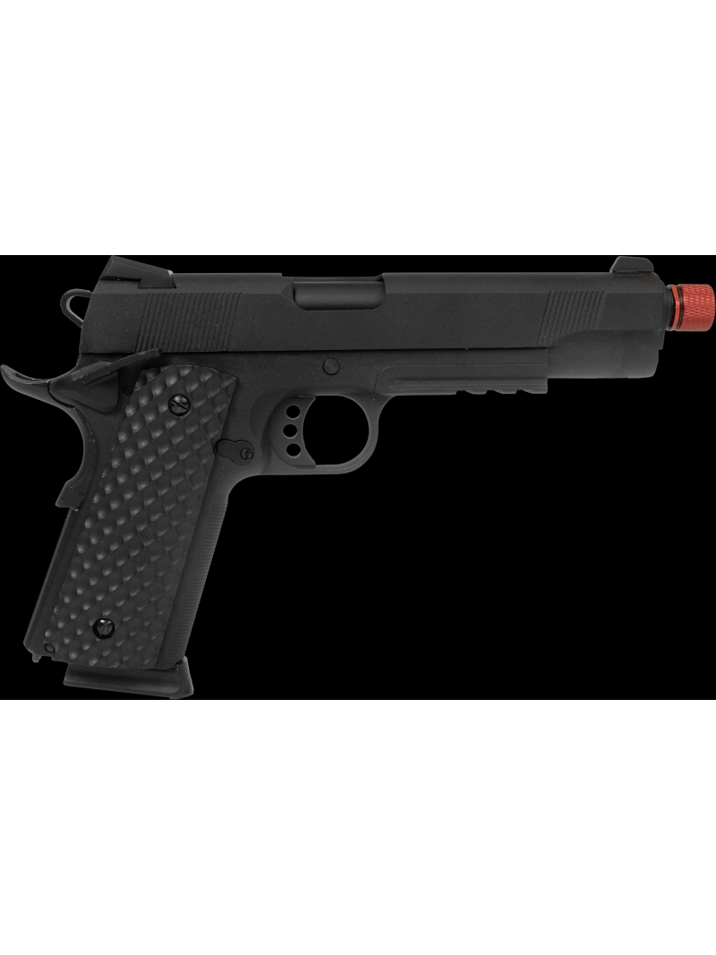 Pistola Airsoft 1911 Commander Green Gás Blowback 6mm Rossi