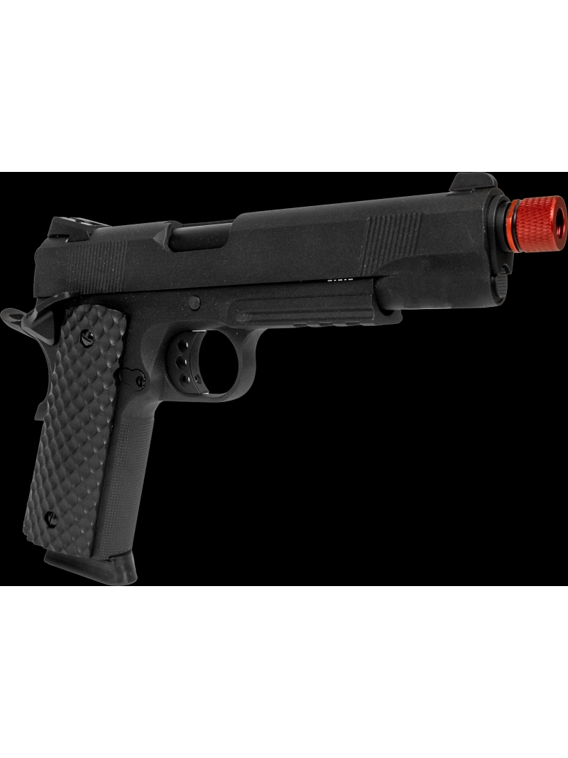 Pistola Airsoft 1911 Commander Green Gás Blowback 6mm Rossi
