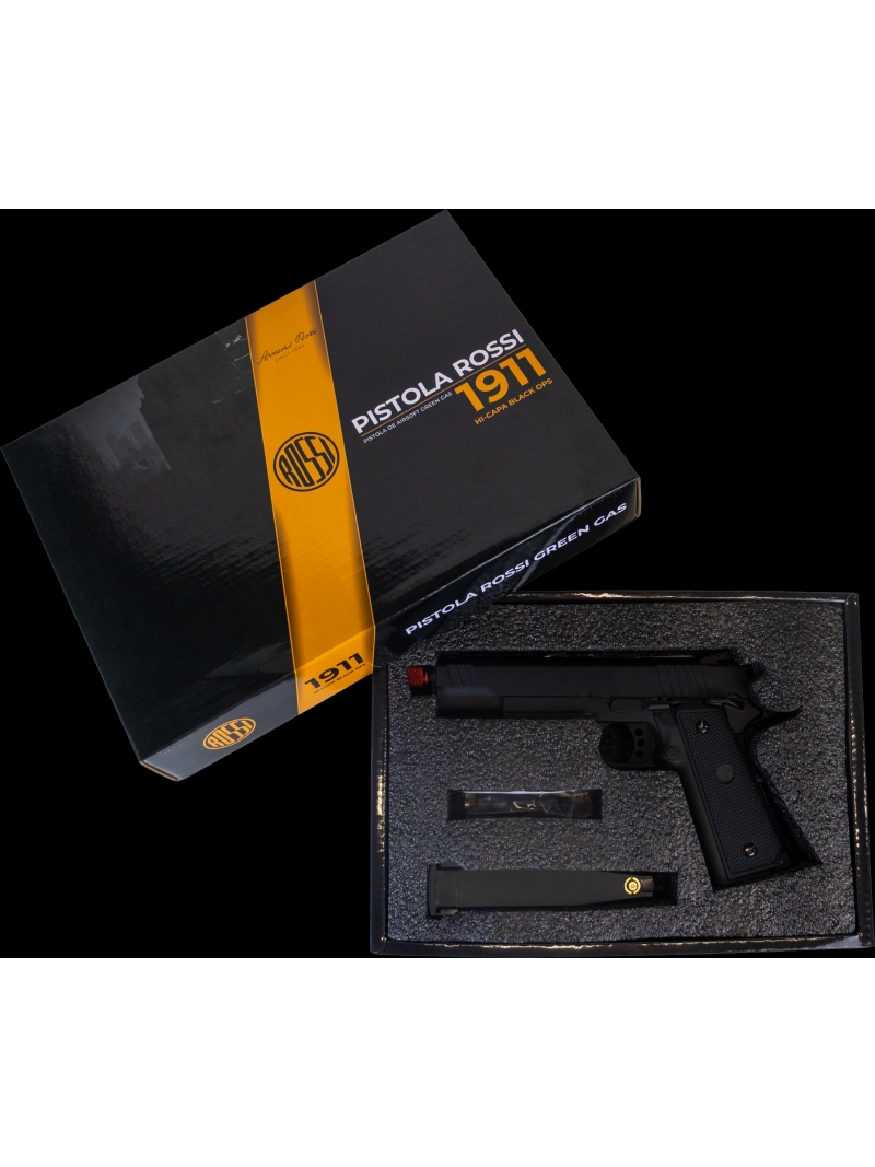 Pistola Airsoft 1911 Commander Green Gás Blowback 6mm Rossi