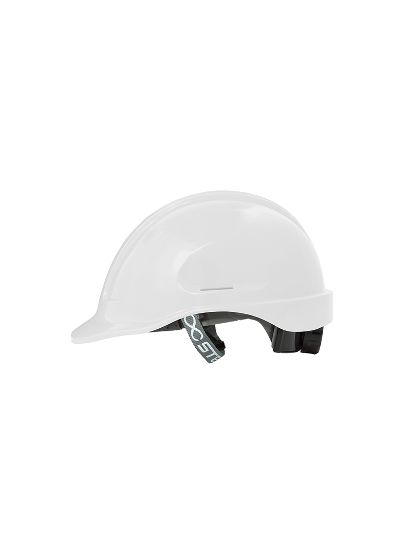 Capacete Turtle Branco SteelFlex C/Catraca