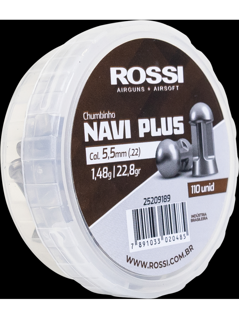 Chumbinho 5,5mm 110un Navi Plus Rossi