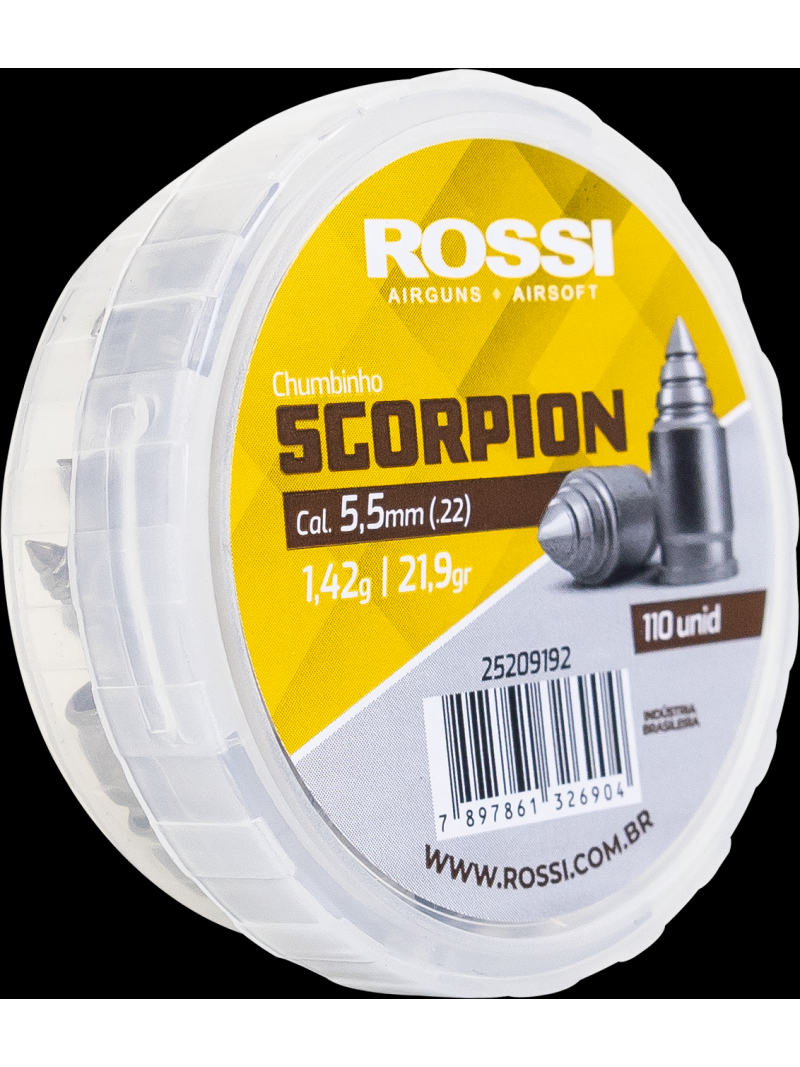 Chumbinho 5,5mm 110un Scorpion Rossi