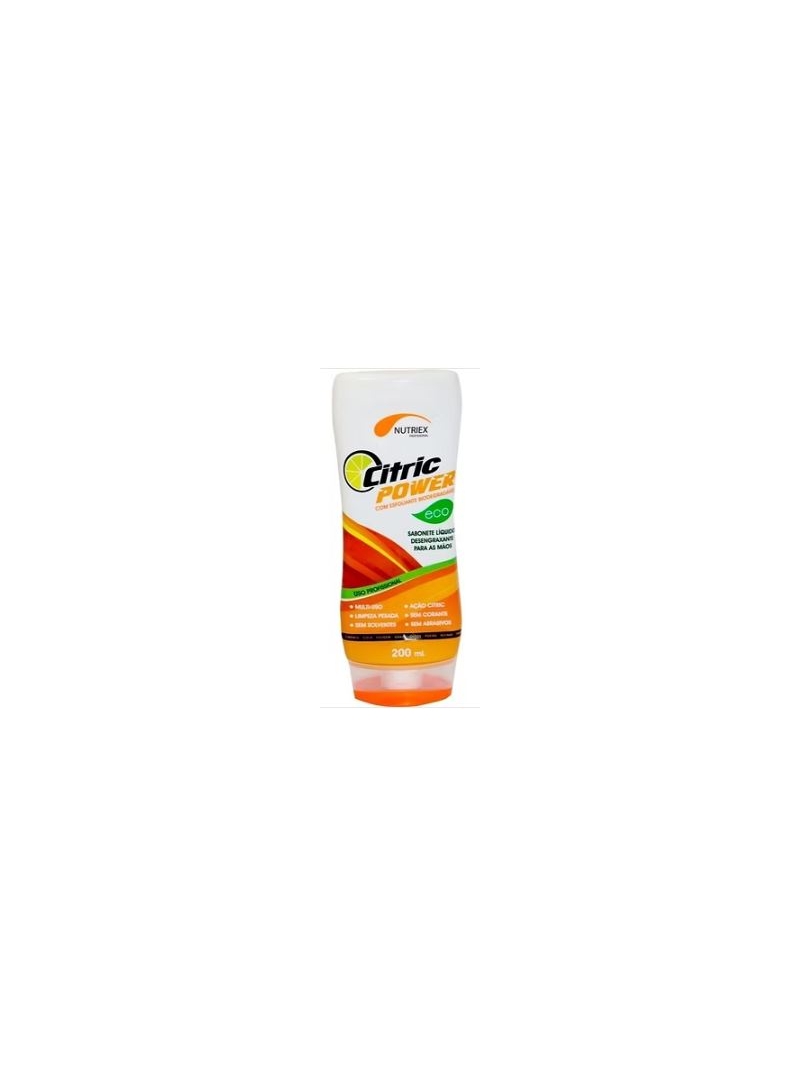 Sabonete Líquido Desengraxante Citric Power 200ml Nutriex Esfoliante