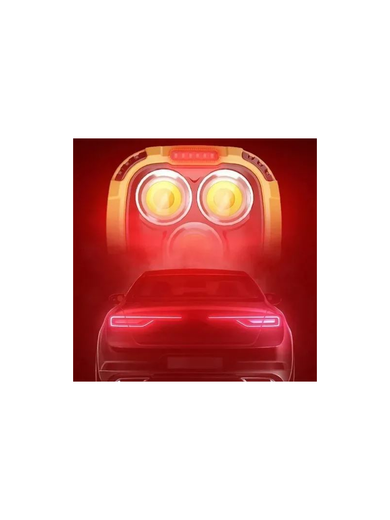 Mini Refletor Led Portátil Luz Trabalho Base Magnética