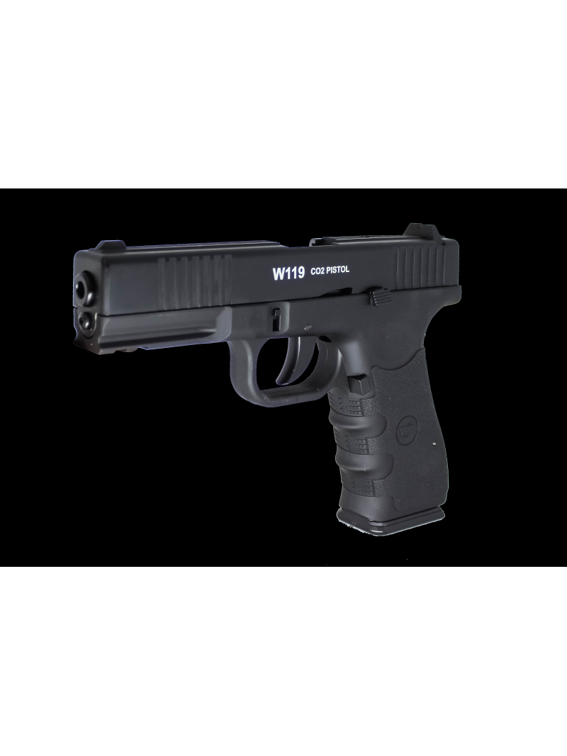 Pistola Airgun R19 W119 Co2 Blowback 4,5 Rossi