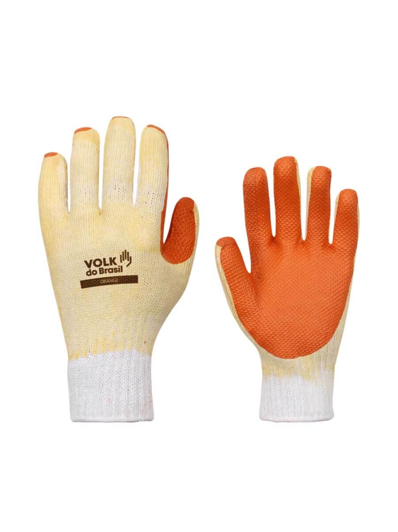 Luva Orange Latex Vulcanizado CA21367