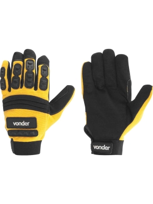 imagem do produto Luva Multiuso LMV200 Com Proteção Para Dedos Vonder Amarela/Preta