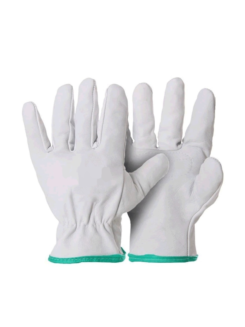 Luva Vaqueta Segurança GB Proteção Branca