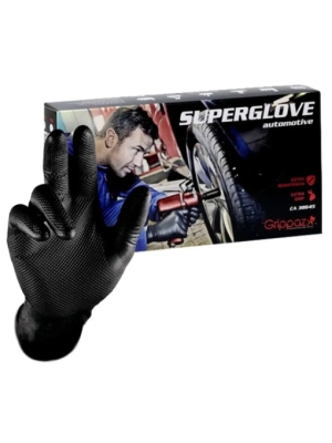 imagem do produto Luva Nitrilica Preta Superglove 50un Super Safety
