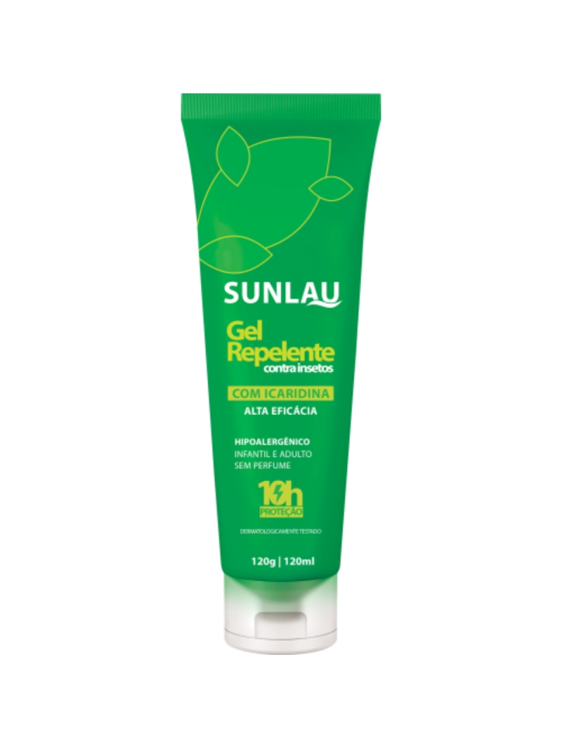Repelente Contra Insetos Sunlau Gel 120g 10H De Proteção