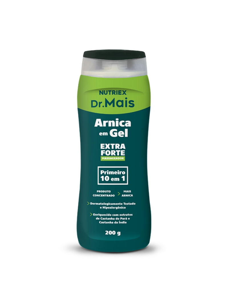 Gel Corporal Extra Forte 10 em 1 Arnica Dr.Mais Nutriex 200g